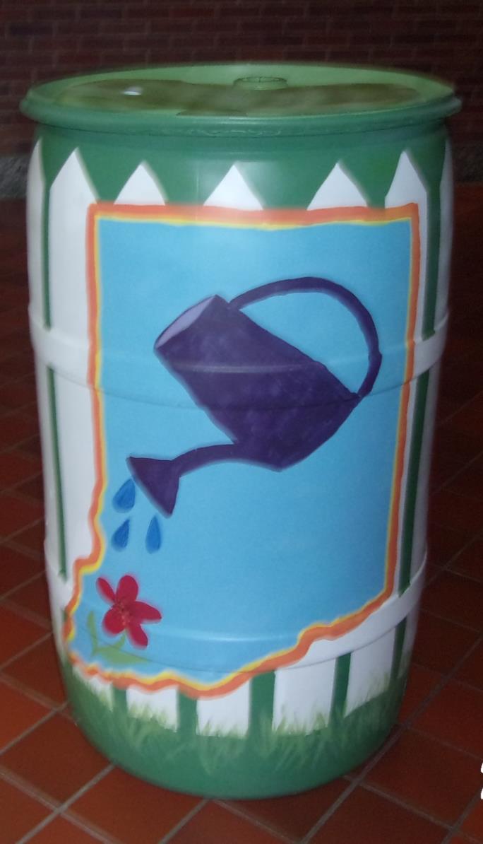 Stiletto and Short Families Rain Barrel