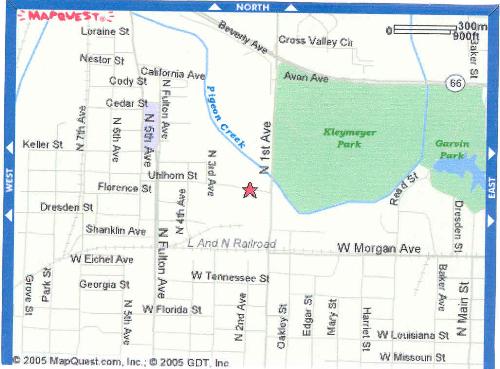 Evansville Indiana On Map Maps And Directions / City Of Evansville