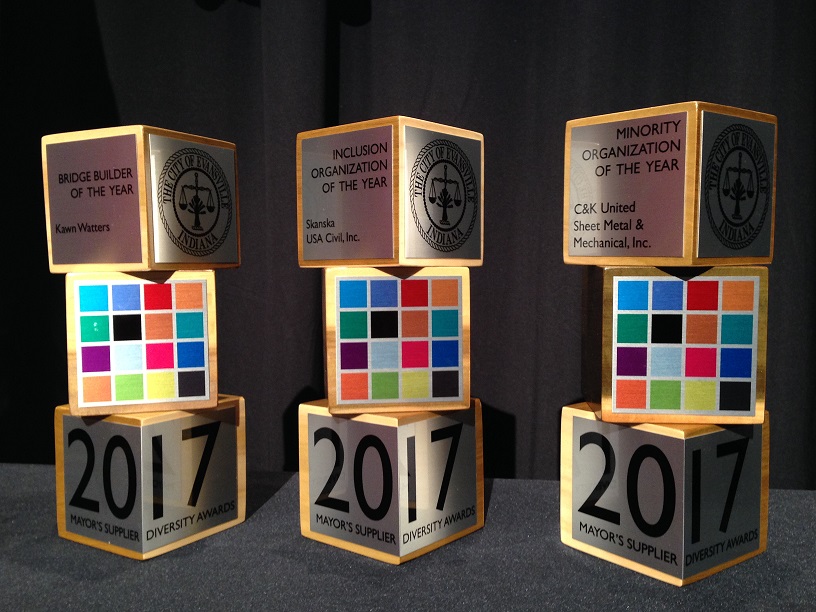 Awards presented during the 2017 Mayor's Supplier Diversity Awards