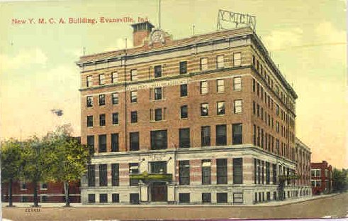 1913 Postcard of the YMCA building