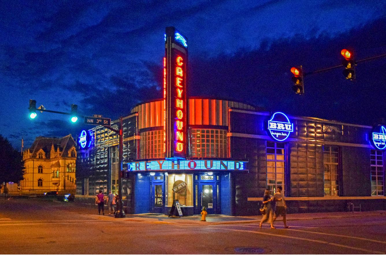 Greyhound after renovation - Photo Credit Lee Lewellen