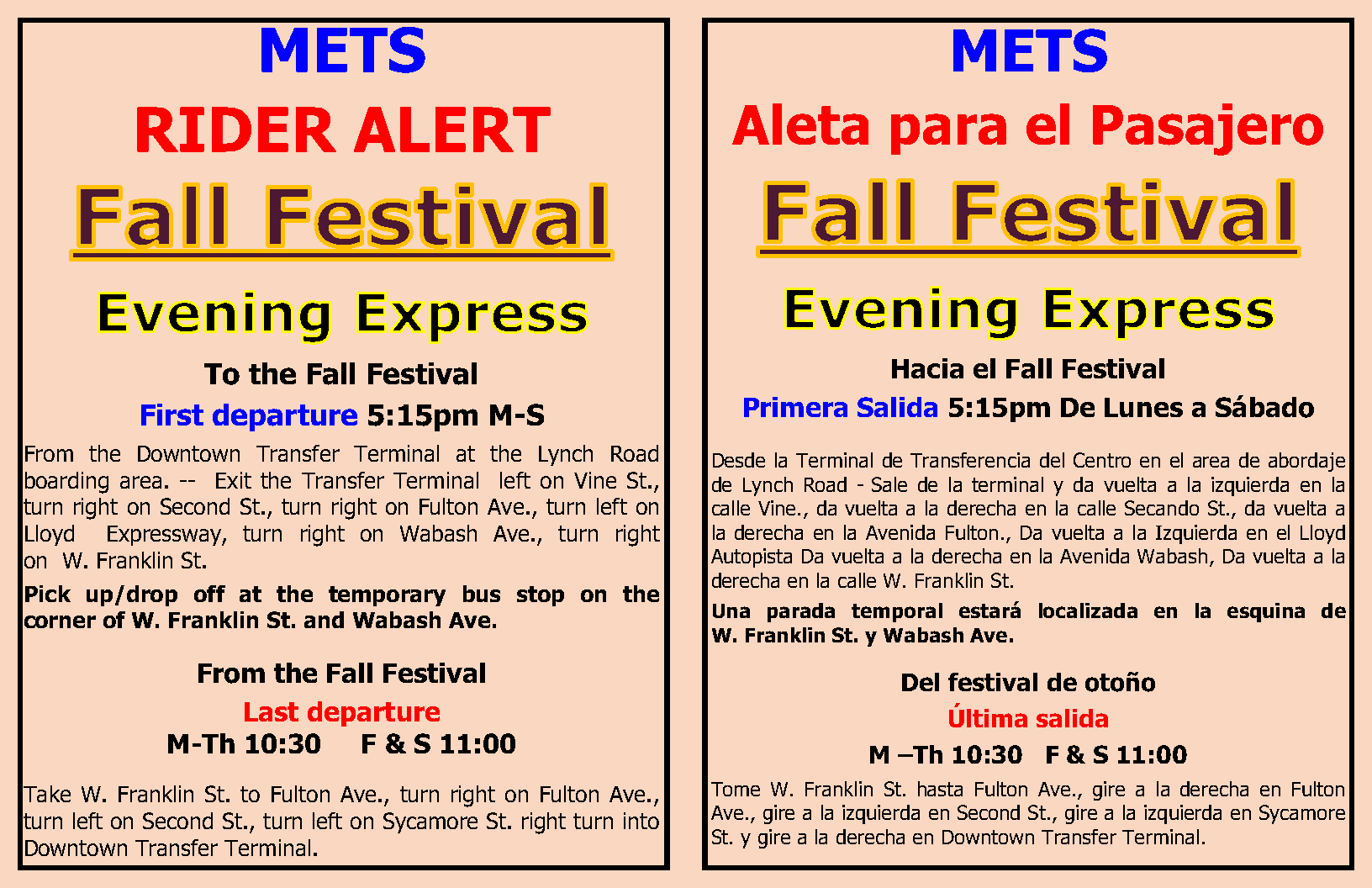Fall Fest express