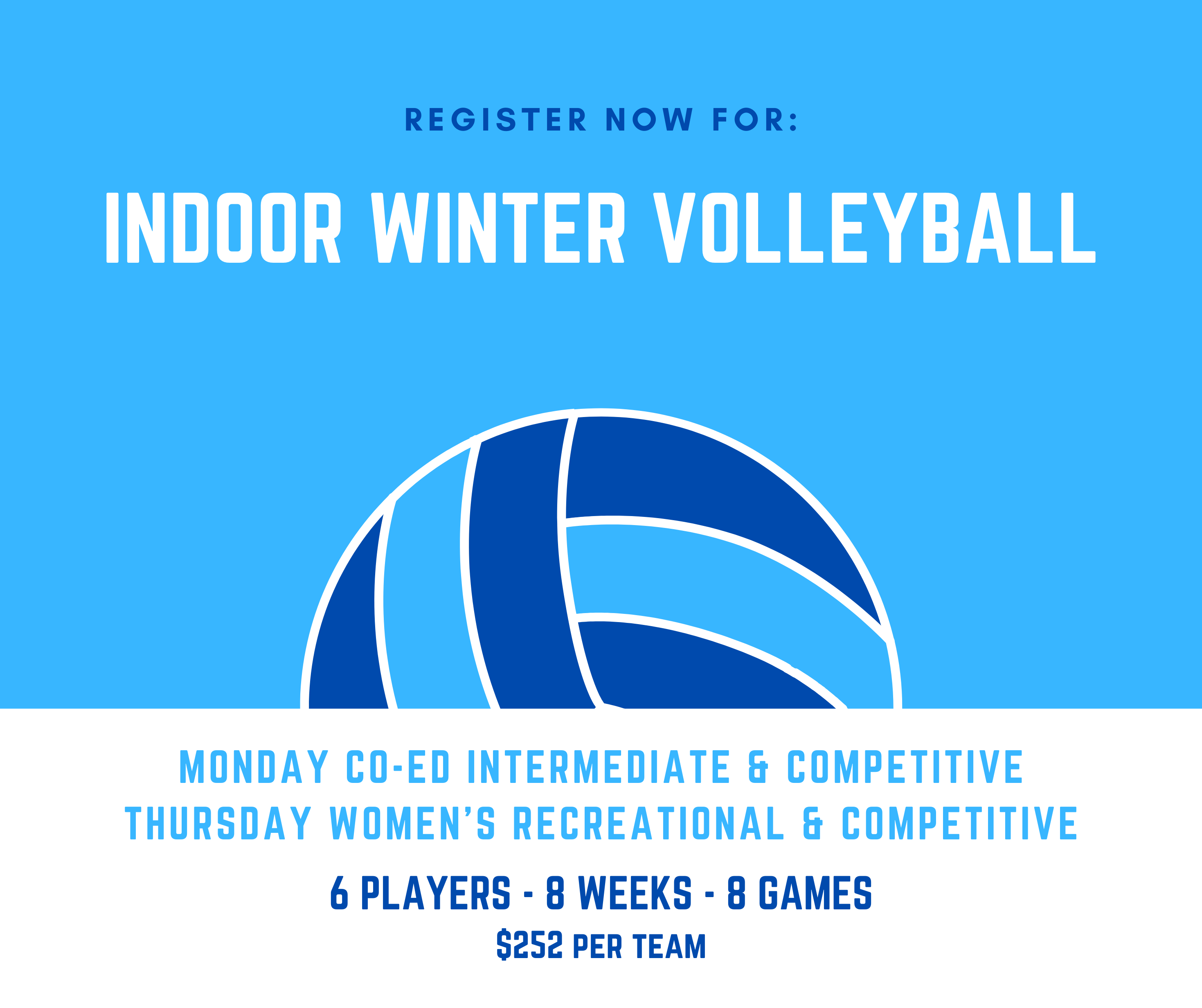Indoor Winter Volleyball